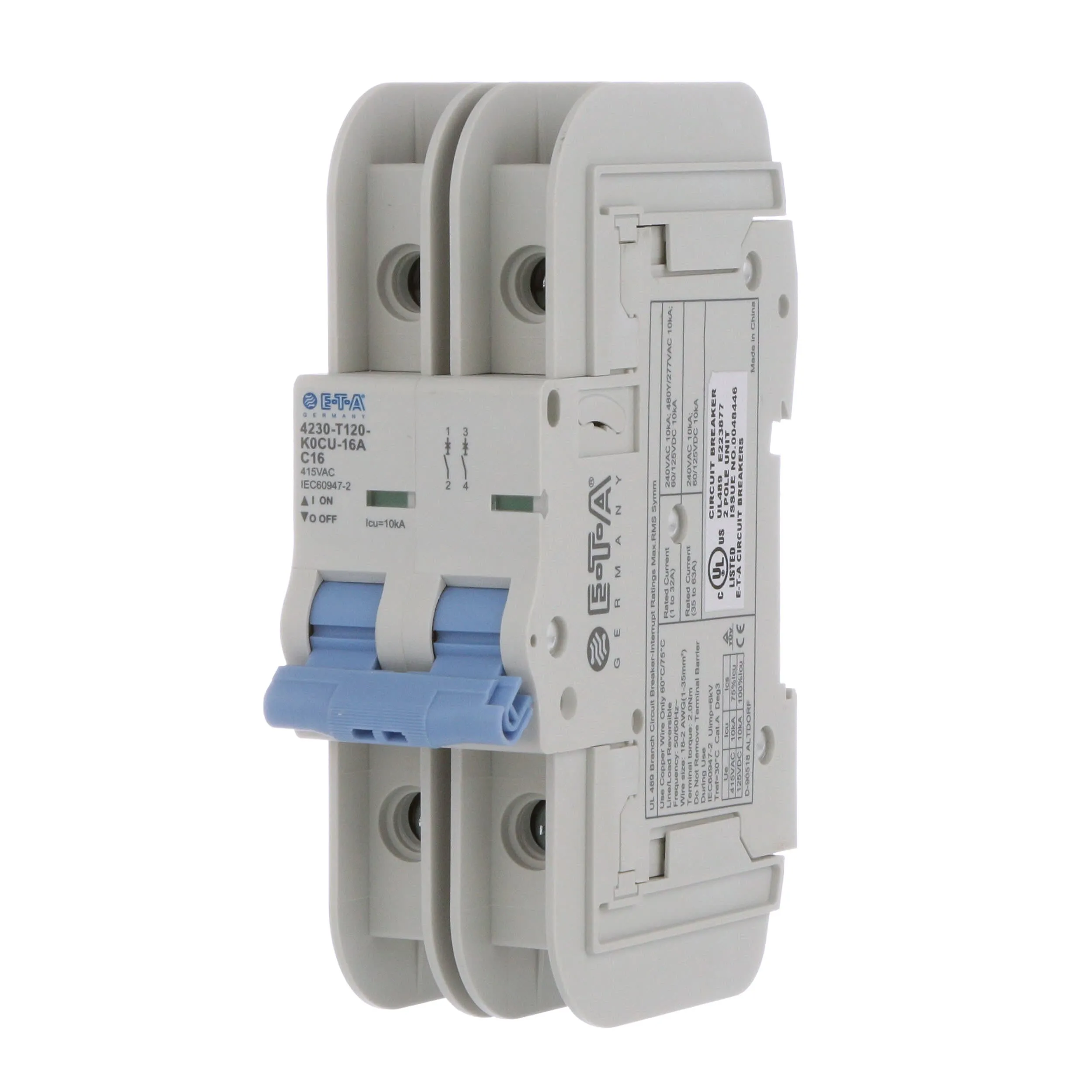 E-T-A Circuit Protection and Control 4230-T120-K0CU-16A