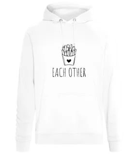 Each Other Fries Design - Comfort unisex hoodie