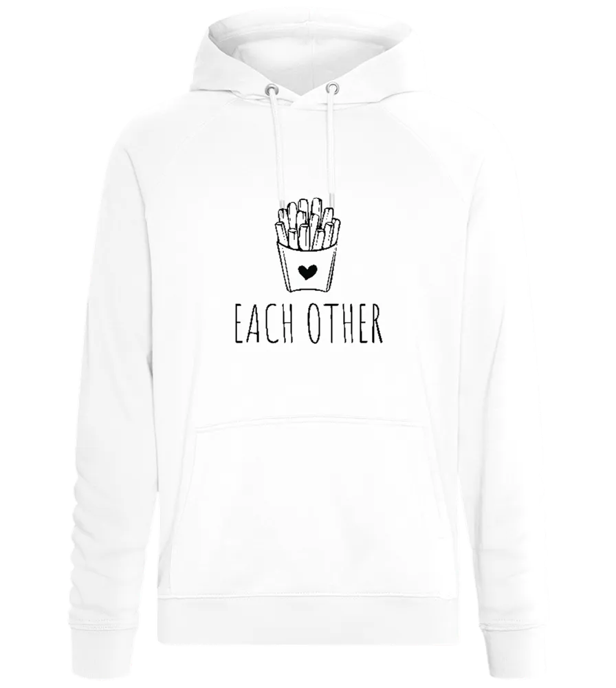 Each Other Fries Design - Comfort unisex hoodie