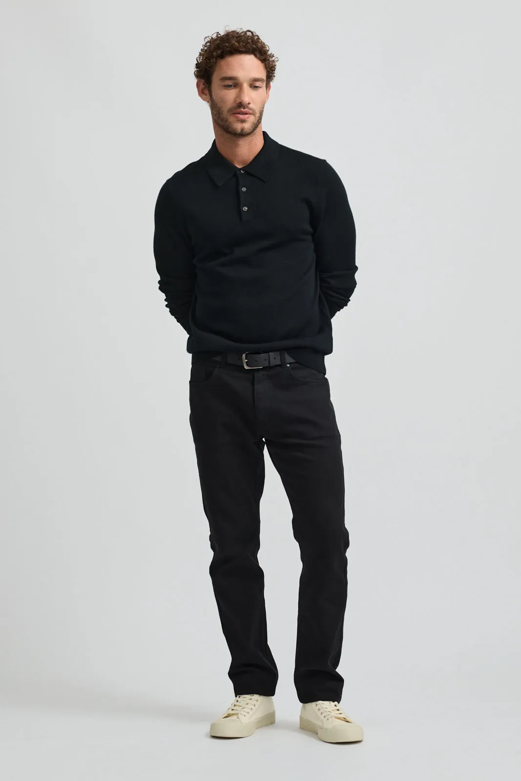 FINE KNIT POLO