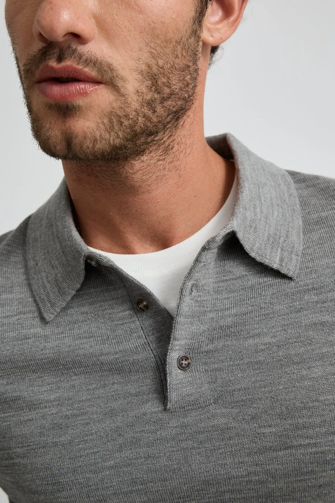 FINE KNIT POLO