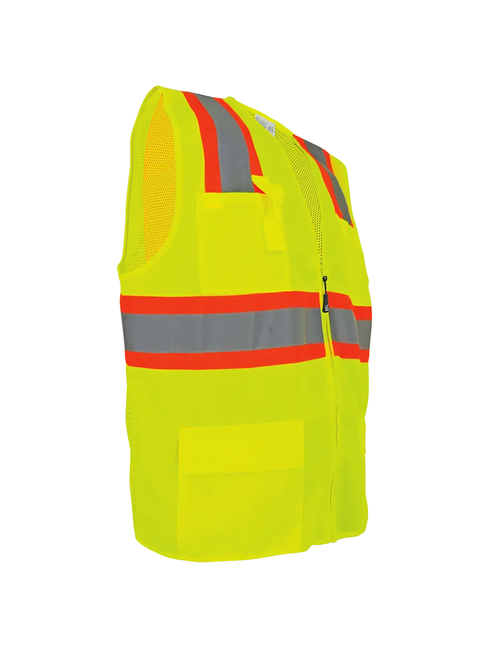 FrogWear® HV Solid and Mesh Surveyors Vest - GLO-003