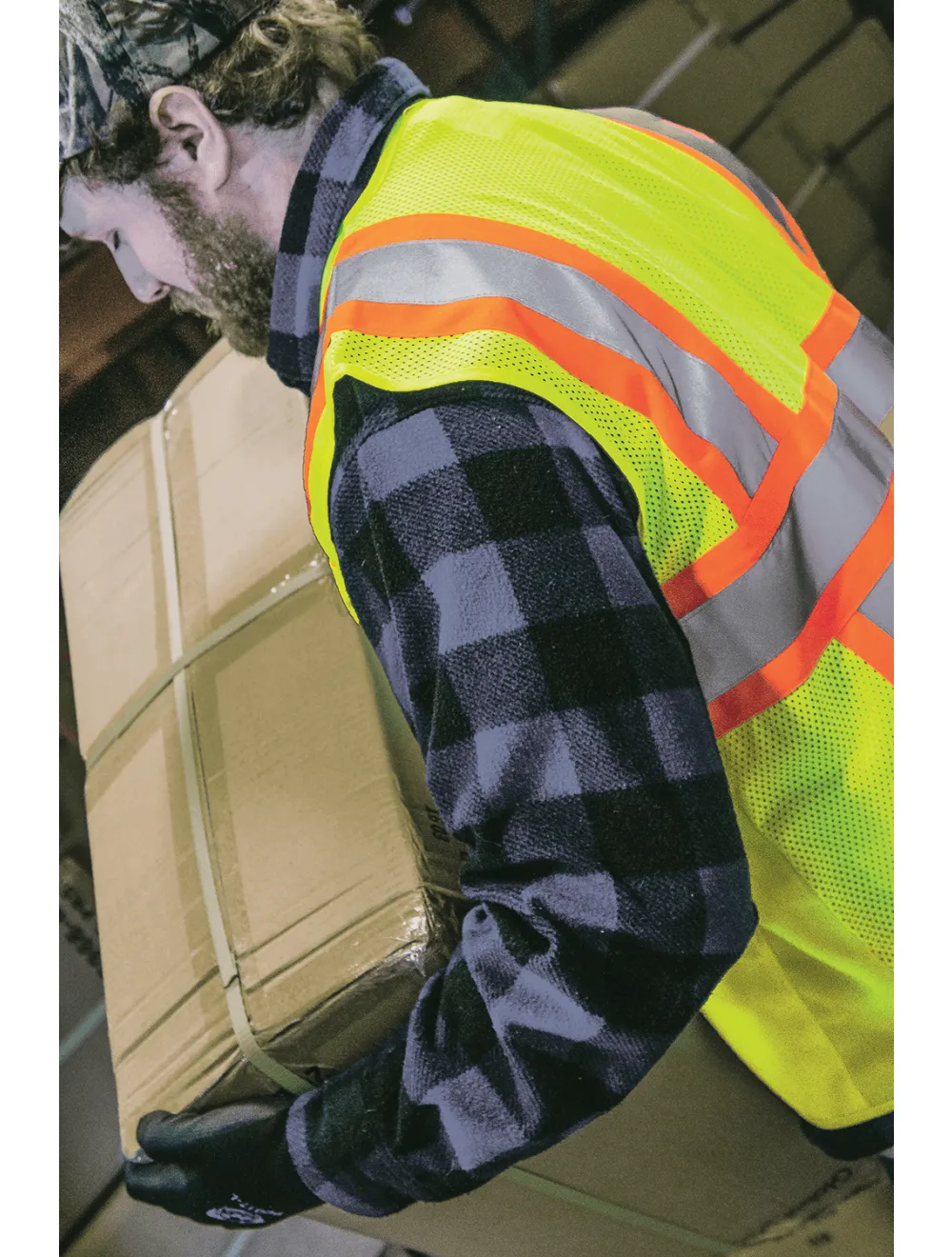 FrogWear® HV Solid and Mesh Surveyors Vest - GLO-003