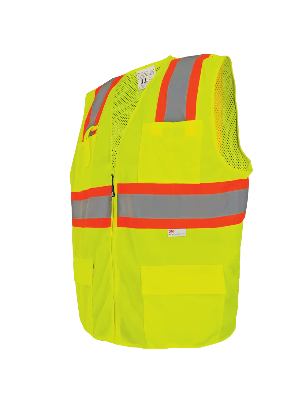 FrogWear® HV Solid and Mesh Surveyors Vest - GLO-003