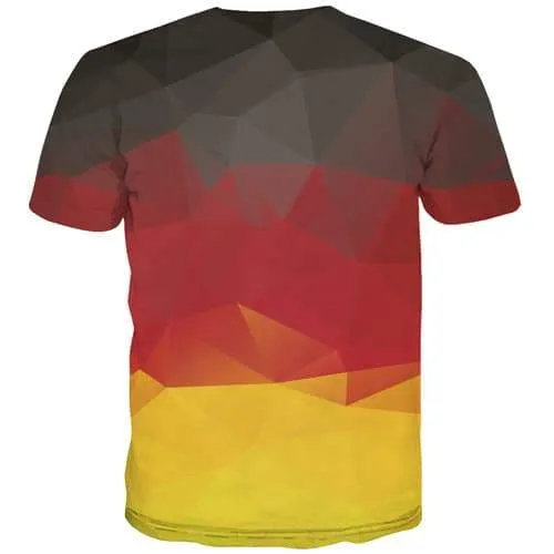 German Flag T shirts Men Geometric Tshirts Novelty Germany Tshirt Printed Abstract Shirt Print Gothic Tshirt Anime Short Sleeve