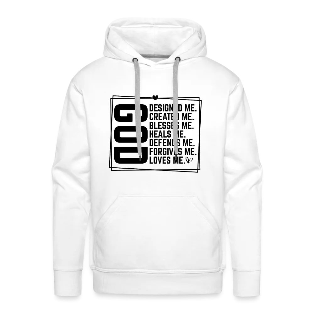 GOD Designed Me Men’s Premium Hoodie