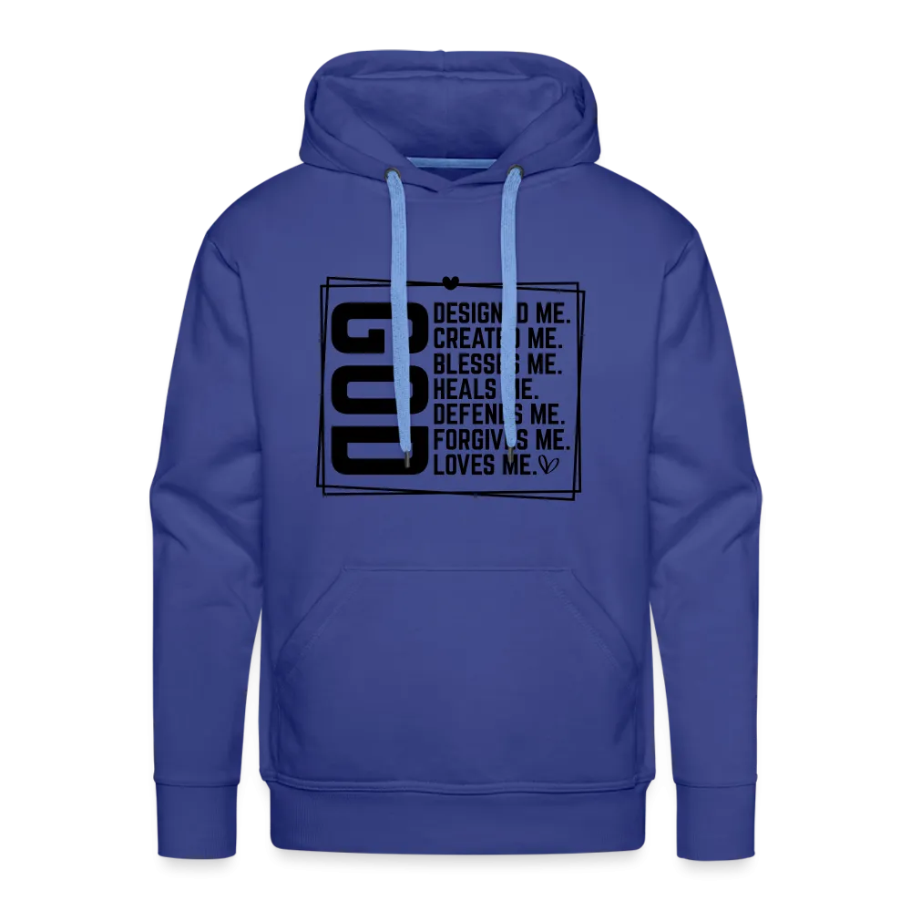 GOD Designed Me Men’s Premium Hoodie