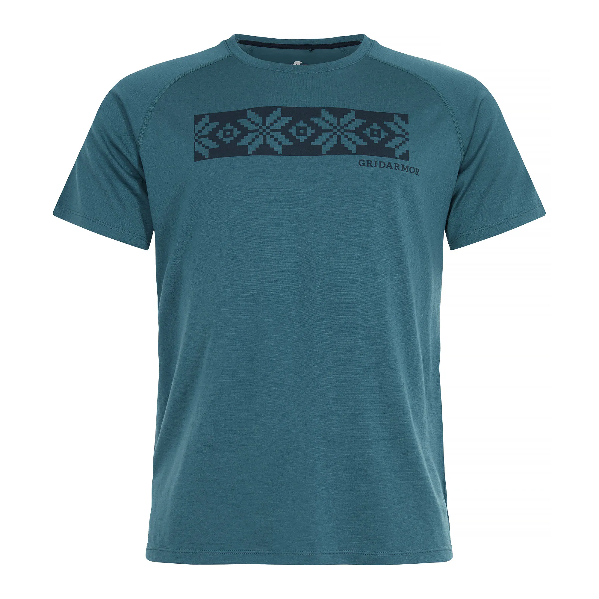 Gridarmor Odda Merino T-shirt Men&#x27;s Indian Teal | Buy Gridarmor Odda Merino T-shirt Men&#x27;s Indian Teal here | Outnorth