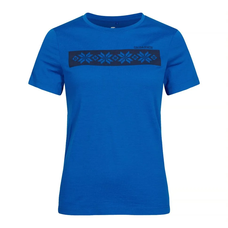 Gridarmor Odda Merino T-shirt Women&#x27;s Snorkel Blue | Buy Gridarmor Odda Merino T-shirt Women&#x27;s Snorkel Blue here | Outnorth