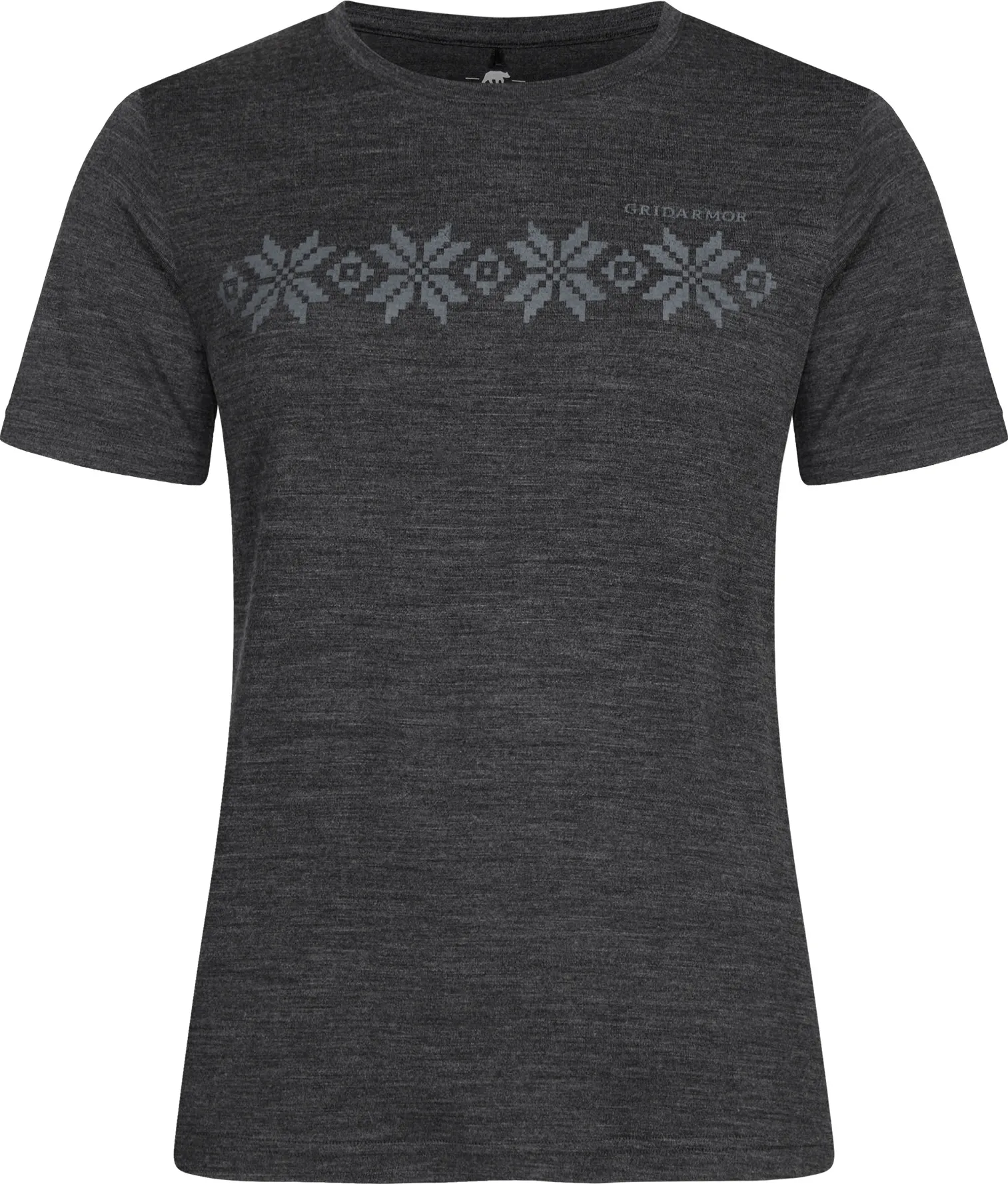 Gridarmor Women&#x27;s Larsnes Merino T-Shirt Dark Grey Melange | Buy Gridarmor Women&#x27;s Larsnes Merino T-Shirt Dark Grey Melange here | Outnorth