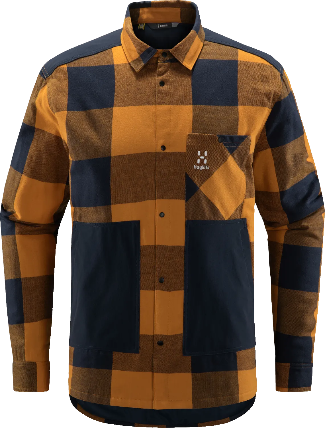 Haglöfs Men&#x27;s Insulated Timmer Shirt Desert Yellow/Tarn Blue | Buy Haglöfs Men&#x27;s Insulated Timmer Shirt Desert Yellow/Tarn Blue here | Outnorth