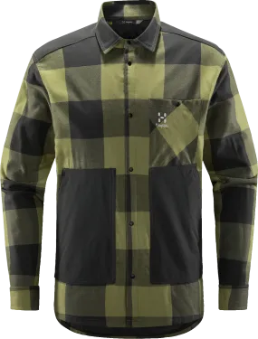 Haglöfs Men&#x27;s Insulated Timmer Shirt Thyme Green/Magnetite | Buy Haglöfs Men&#x27;s Insulated Timmer Shirt Thyme Green/Magnetite here | Outnorth