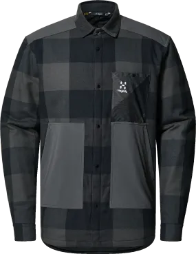 Haglöfs Men&#x27;s Insulated Timmer Shirt True Black/Magnetite | Buy Haglöfs Men&#x27;s Insulated Timmer Shirt True Black/Magnetite here | Outnorth