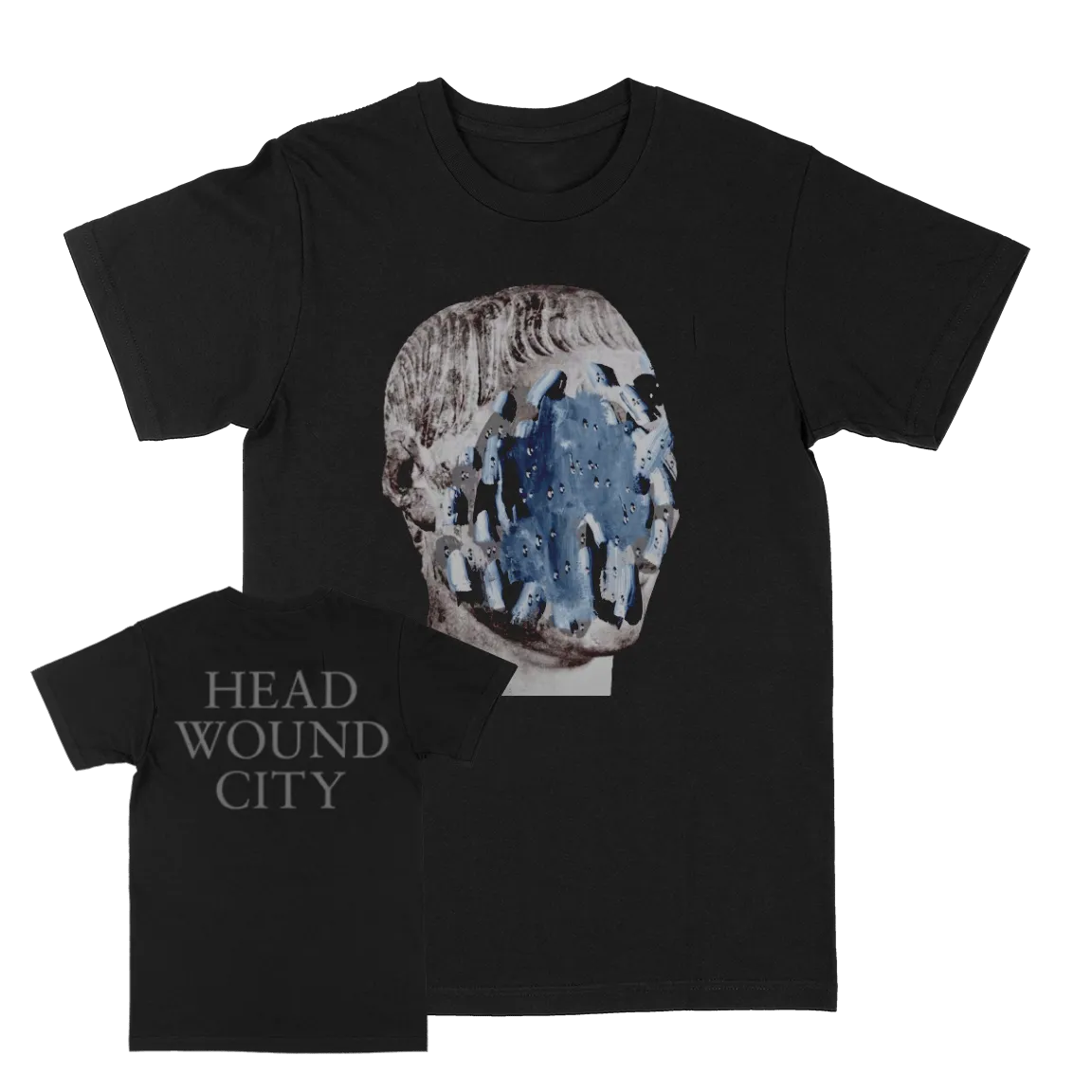 Head Wound City “Blue Face” Black T-Shirt