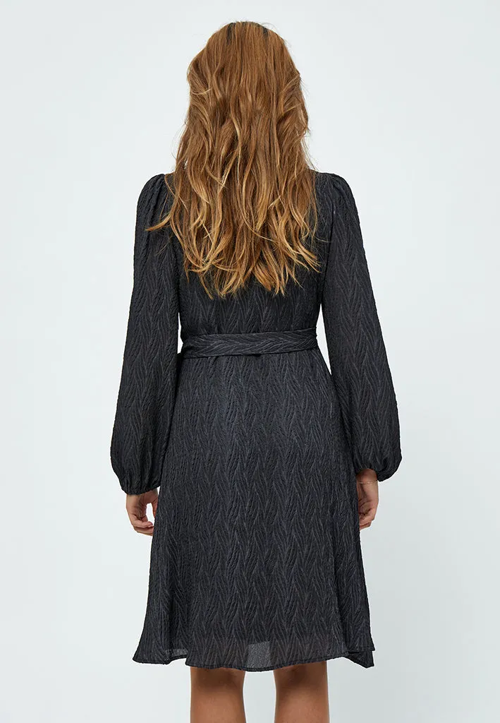 Helena Wrap Dress - Black