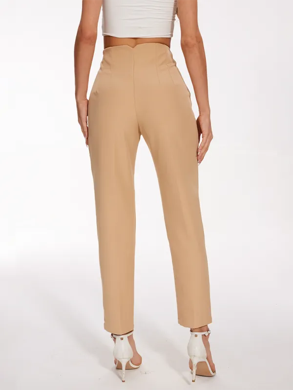 High Waist Casual Pants