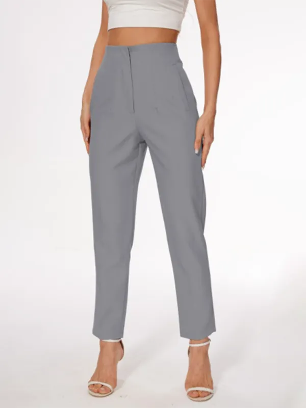 High Waist Casual Pants