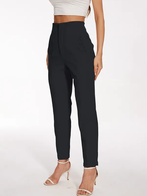 High Waist Casual Pants