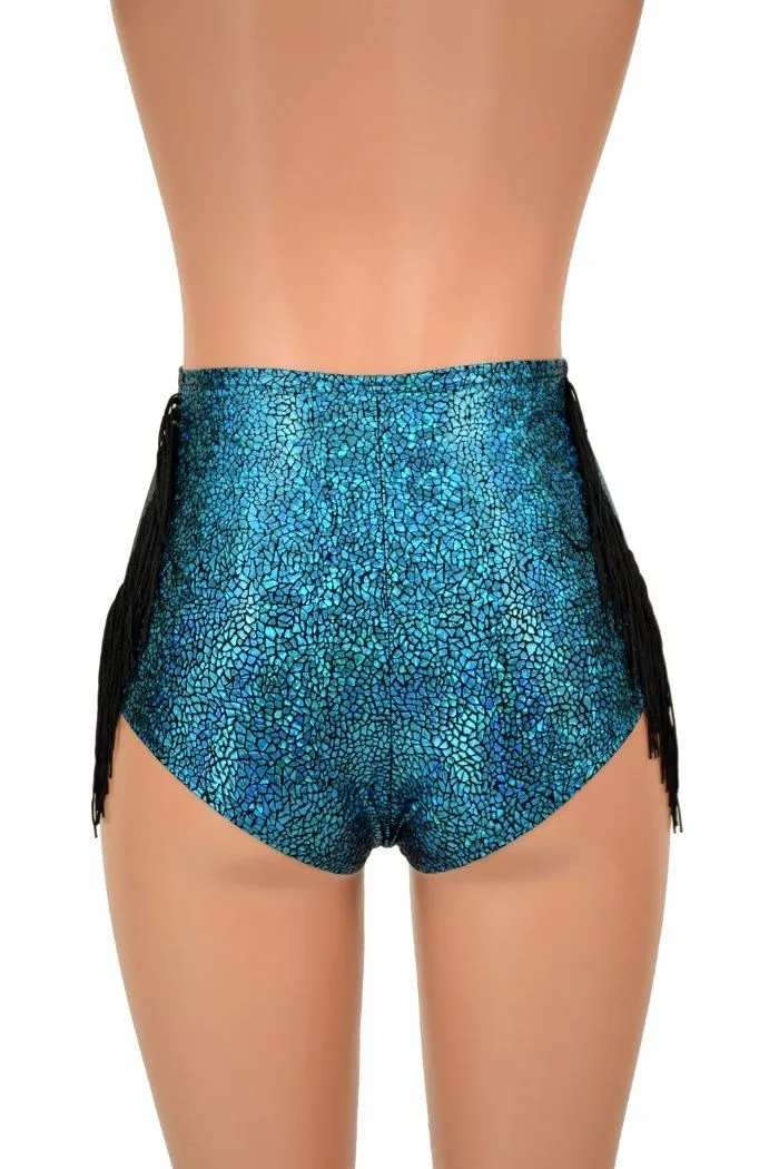 High Waist Fringe "Siren" Shorts