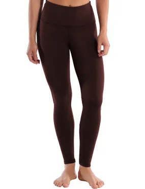 High Waist Side Line Running Pants mahoganymaroon_Running