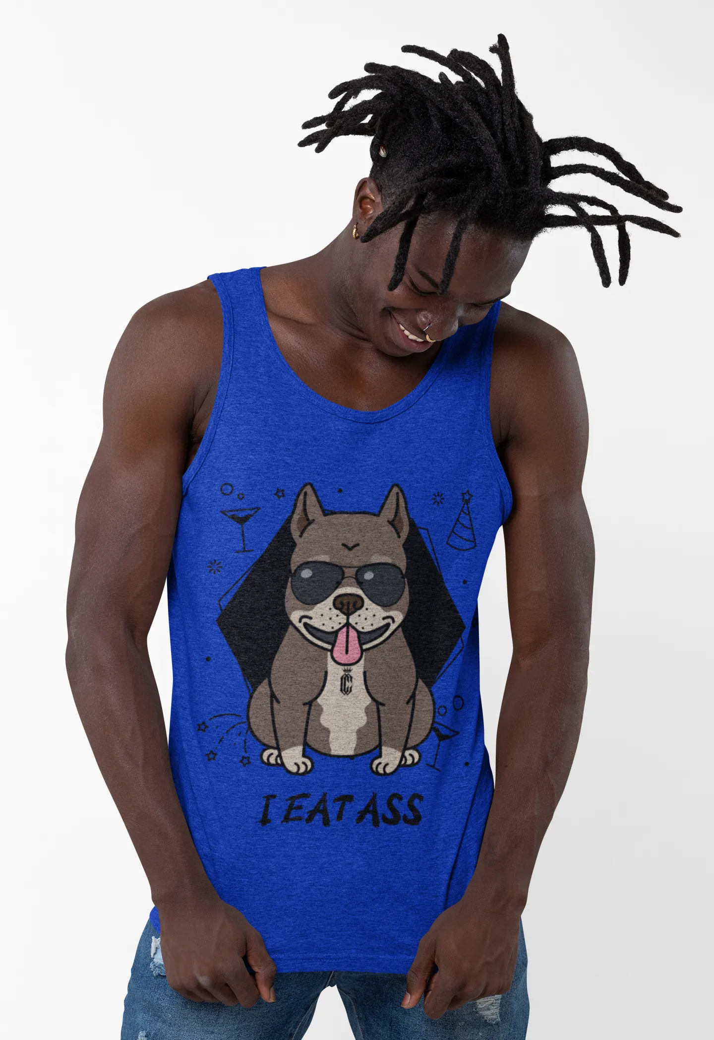 I EAT ASS TANK TOP