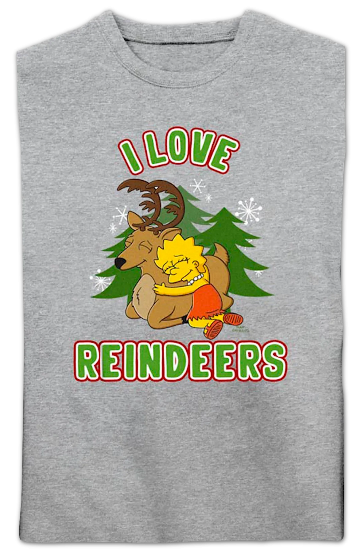 I Love Reindeers Simpsons Sweatshirt