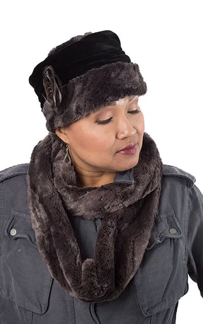 Infinity Scarf - Plush Faux Fur in Willows Grove