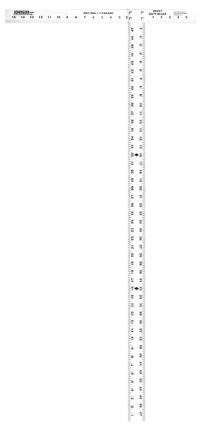 Johnson JTS48HD T-Square, SAE Graduation, Aluminum :EA: QUANTITY: 1