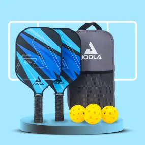 Joola Ben Johns Pickleball Paddle Set (2 Balls, 2 Paddles & 1 Coverbag)