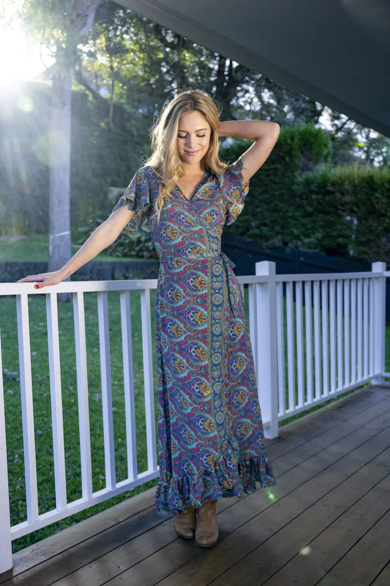 Kanani Blue Maxi Dress