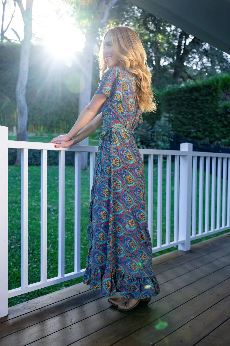 Kanani Blue Maxi Dress