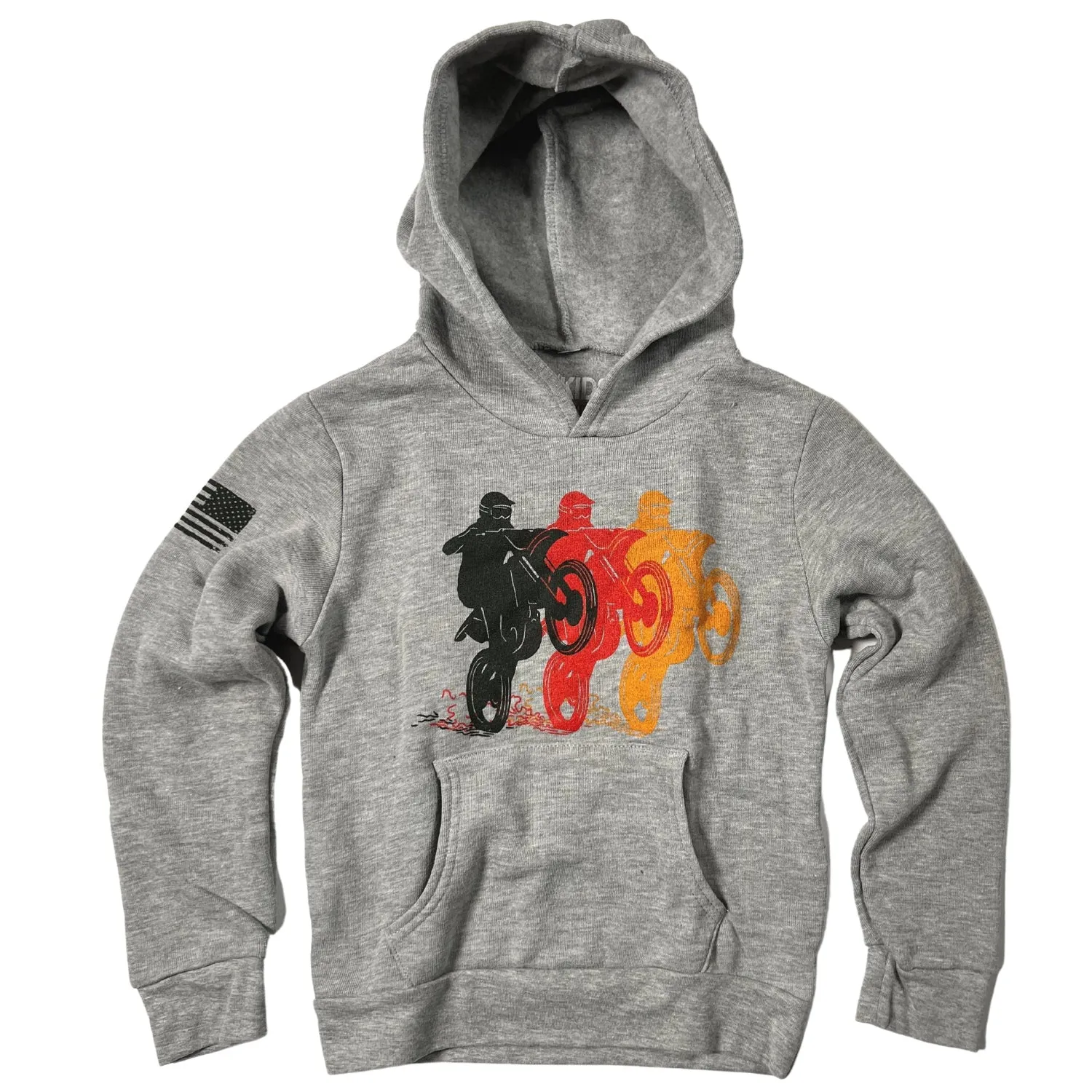 Kids American Made Motocross Hooded Sweatshirt