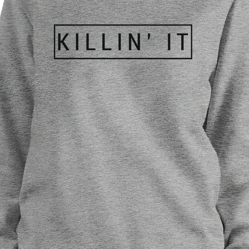 Killin' It Sweatshirt Cute Back To School Pullover Fleece Sweater