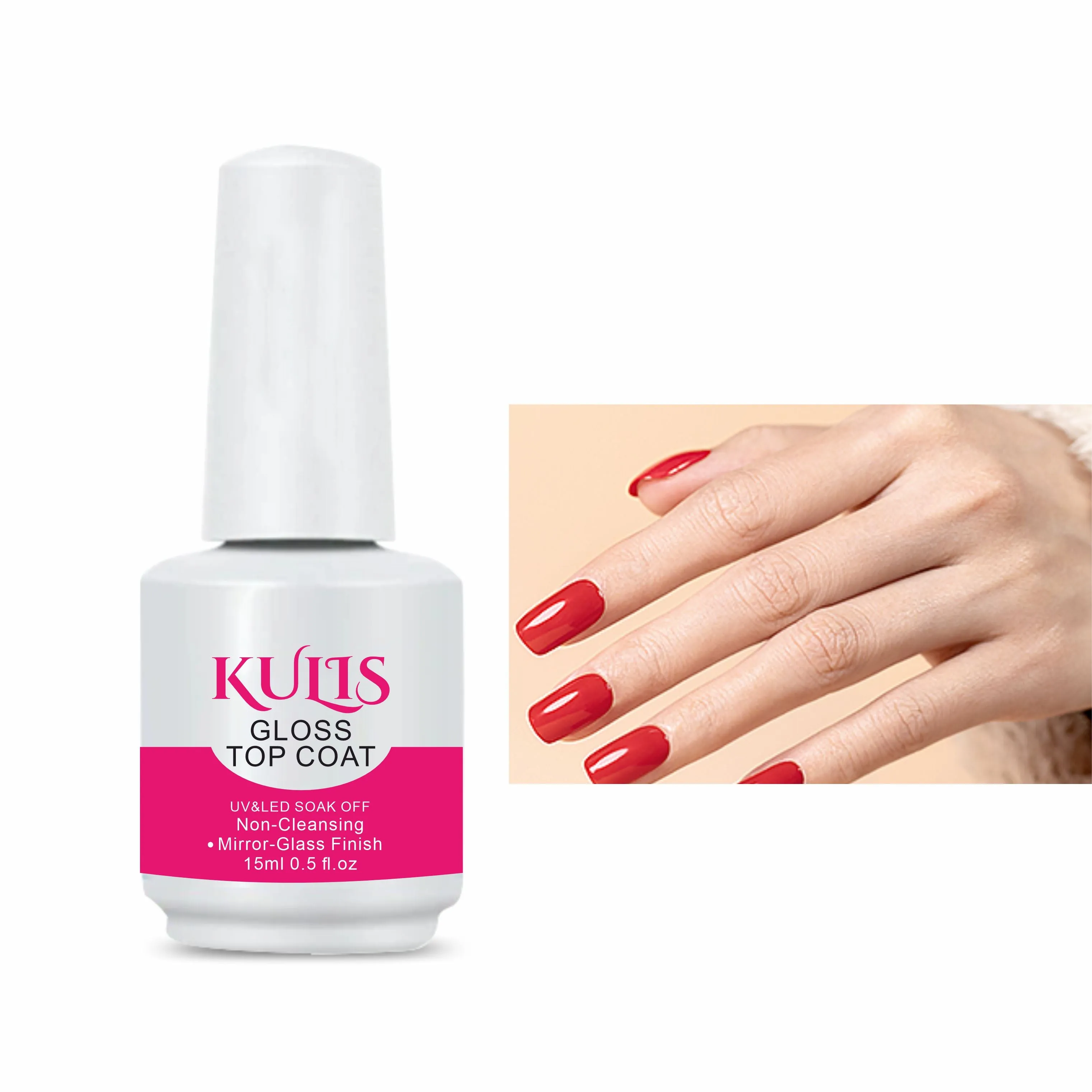 Kulis - Shiny/Gloss Top Coat UV Cured