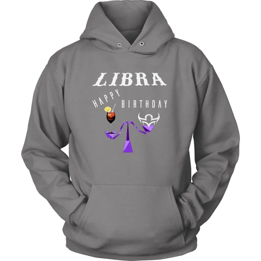 Libra Hoodie Mens Womens| Horoscope| Zodiac Libra Birthday Hoodie Pullover (11 Colors)