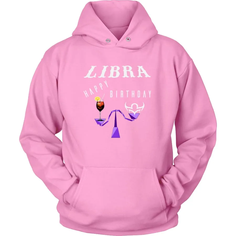 Libra Hoodie Mens Womens| Horoscope| Zodiac Libra Birthday Hoodie Pullover (11 Colors)