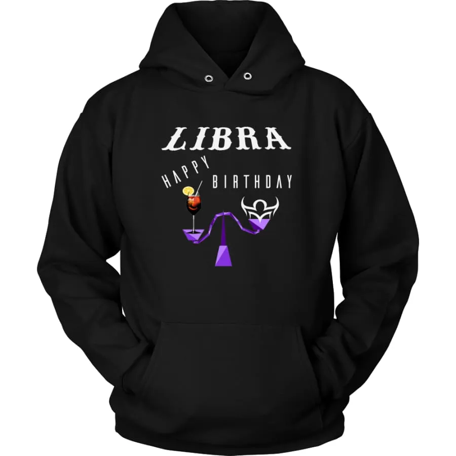 Libra Hoodie Mens Womens| Horoscope| Zodiac Libra Birthday Hoodie Pullover (11 Colors)