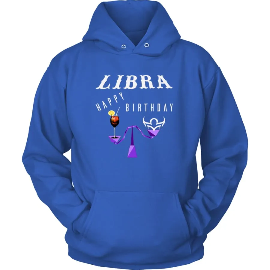 Libra Hoodie Mens Womens| Horoscope| Zodiac Libra Birthday Hoodie Pullover (11 Colors)