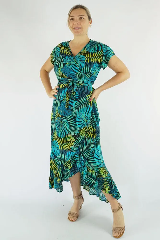 Long Wrap Dress "Congo"