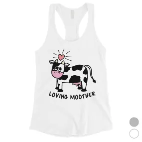 Loving Moother Cow Womens Sleeveless Shirt