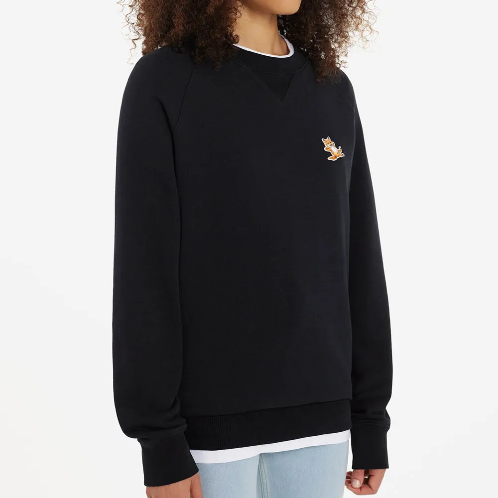 Maison Kitsune Chillax Fox Patch Classic Sweatshirt Black GU00342KM0002 P199