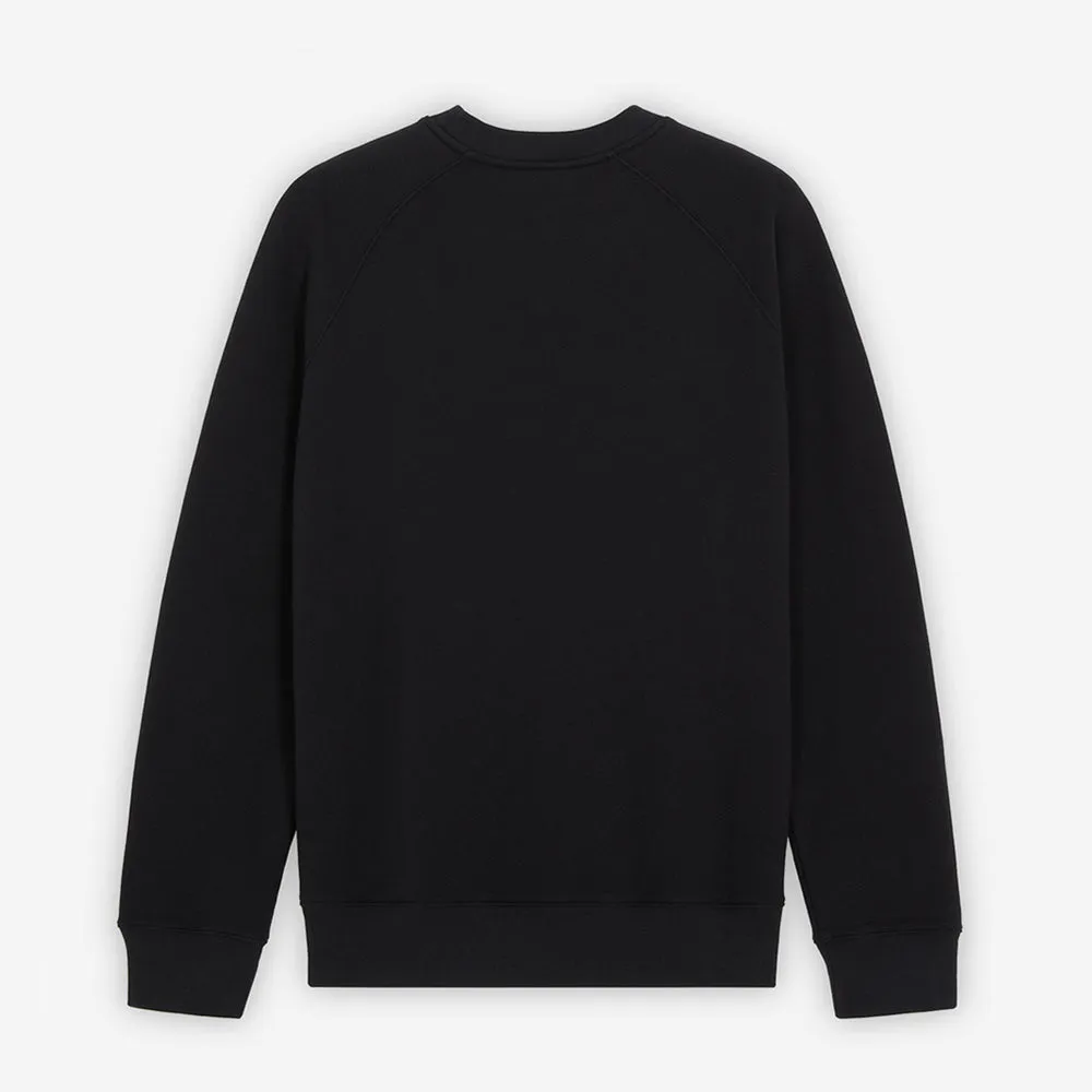 Maison Kitsune Chillax Fox Patch Classic Sweatshirt Black GU00342KM0002 P199