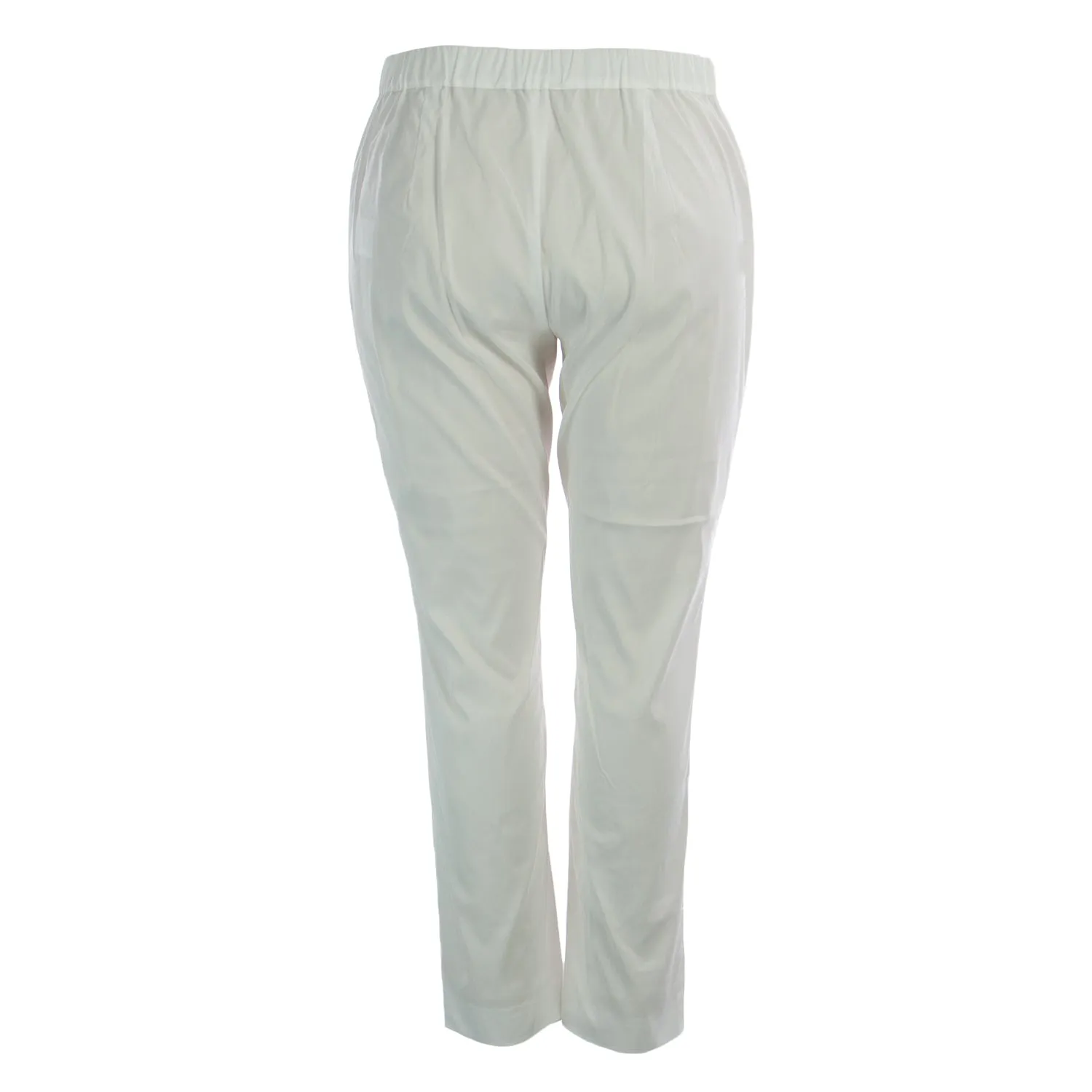 MARINA RINALDI Women's Rebus High Waist Cotton Pants $230 NWT