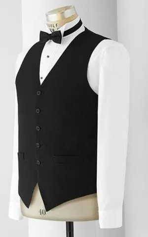 Men's 5 Button Vest - No Lapel