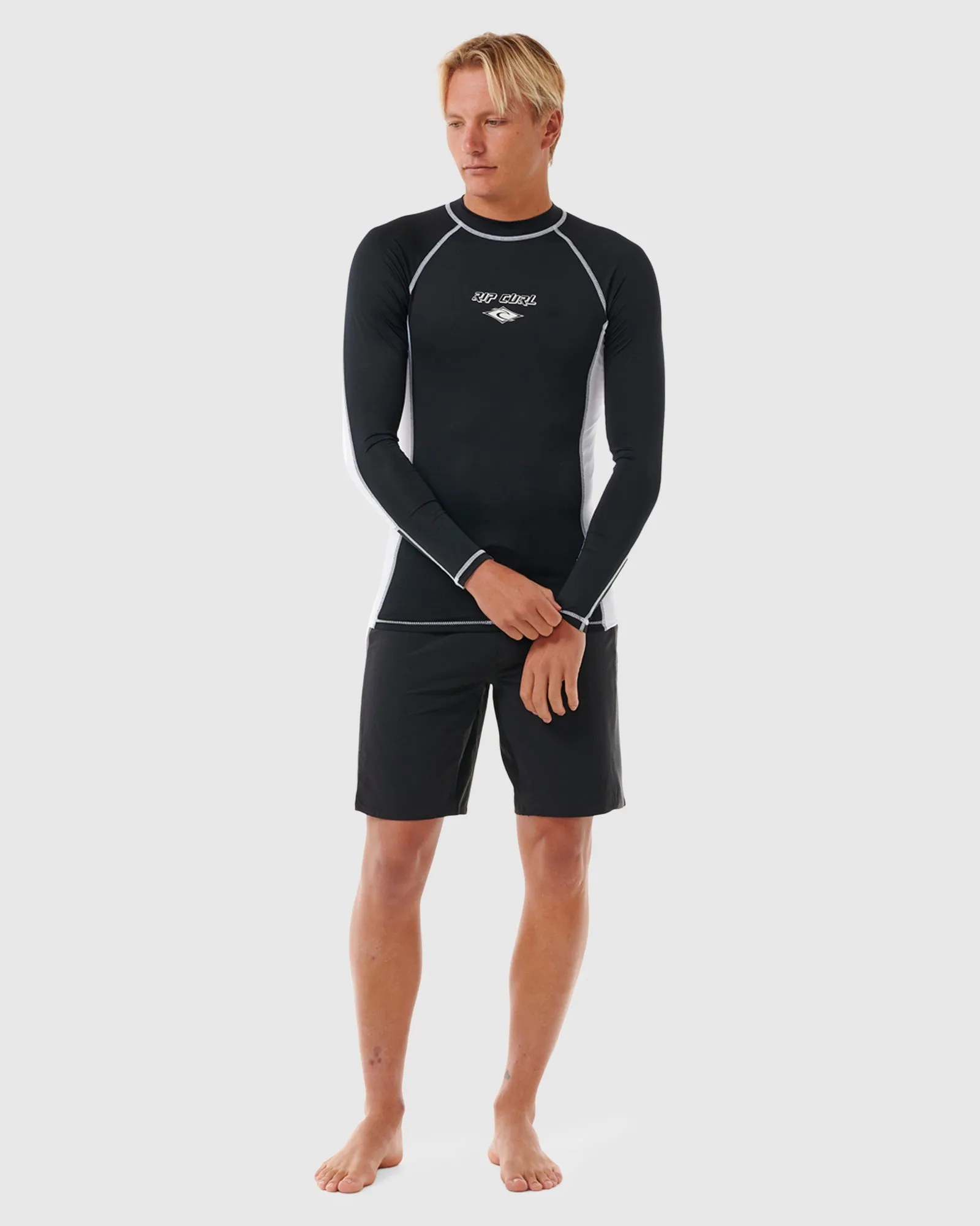 MENS FADE OUT UV LONG SLEEVE RASH VEST