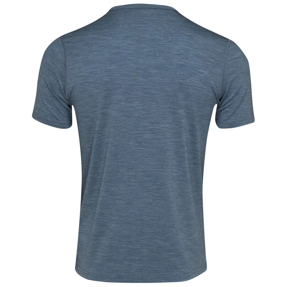 Mens Merino Blend 160 PJ T-Shirt (Ocean Melange)