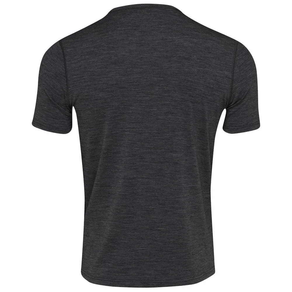 Mens Merino Blend 160 PJ T-Shirt (Smoke Melange)