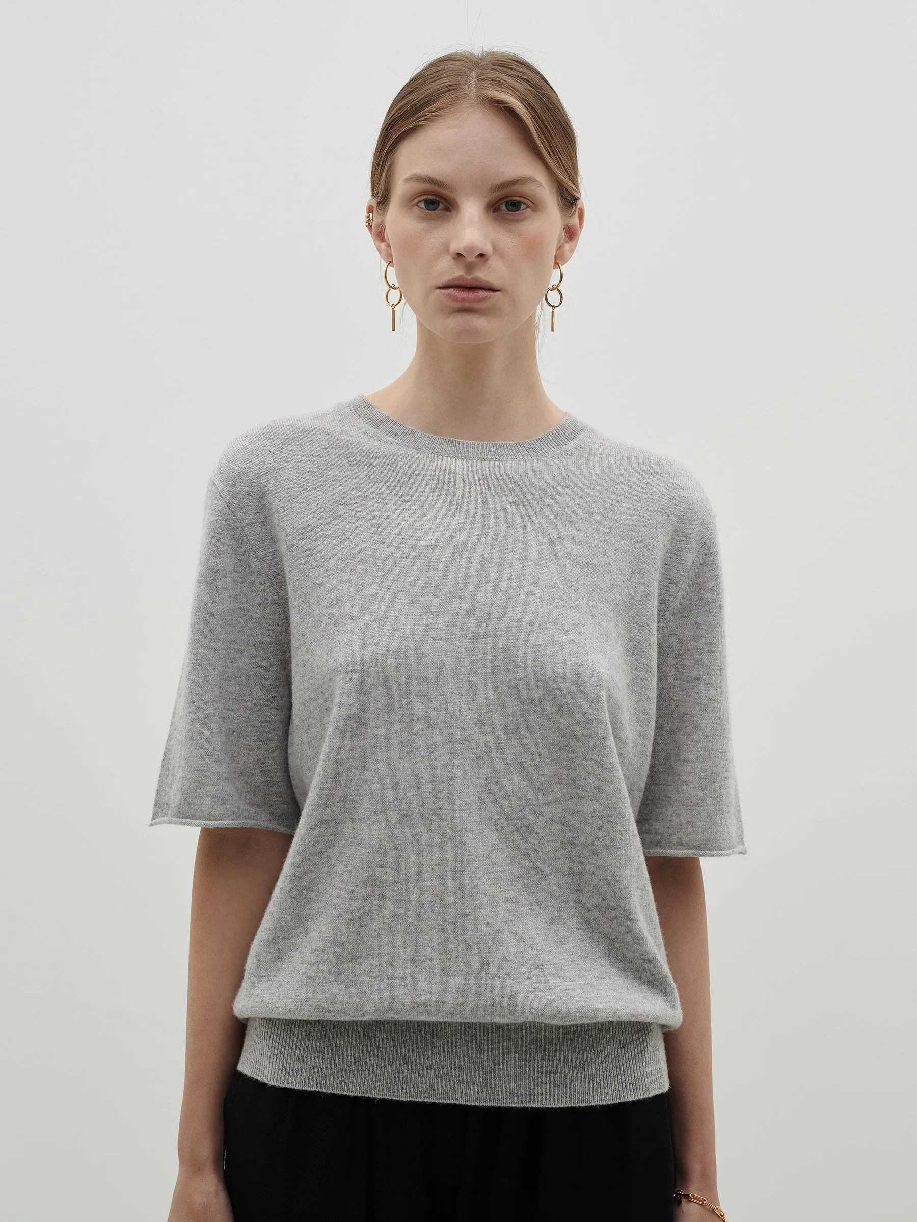 merino cashmere slouch t.shirt