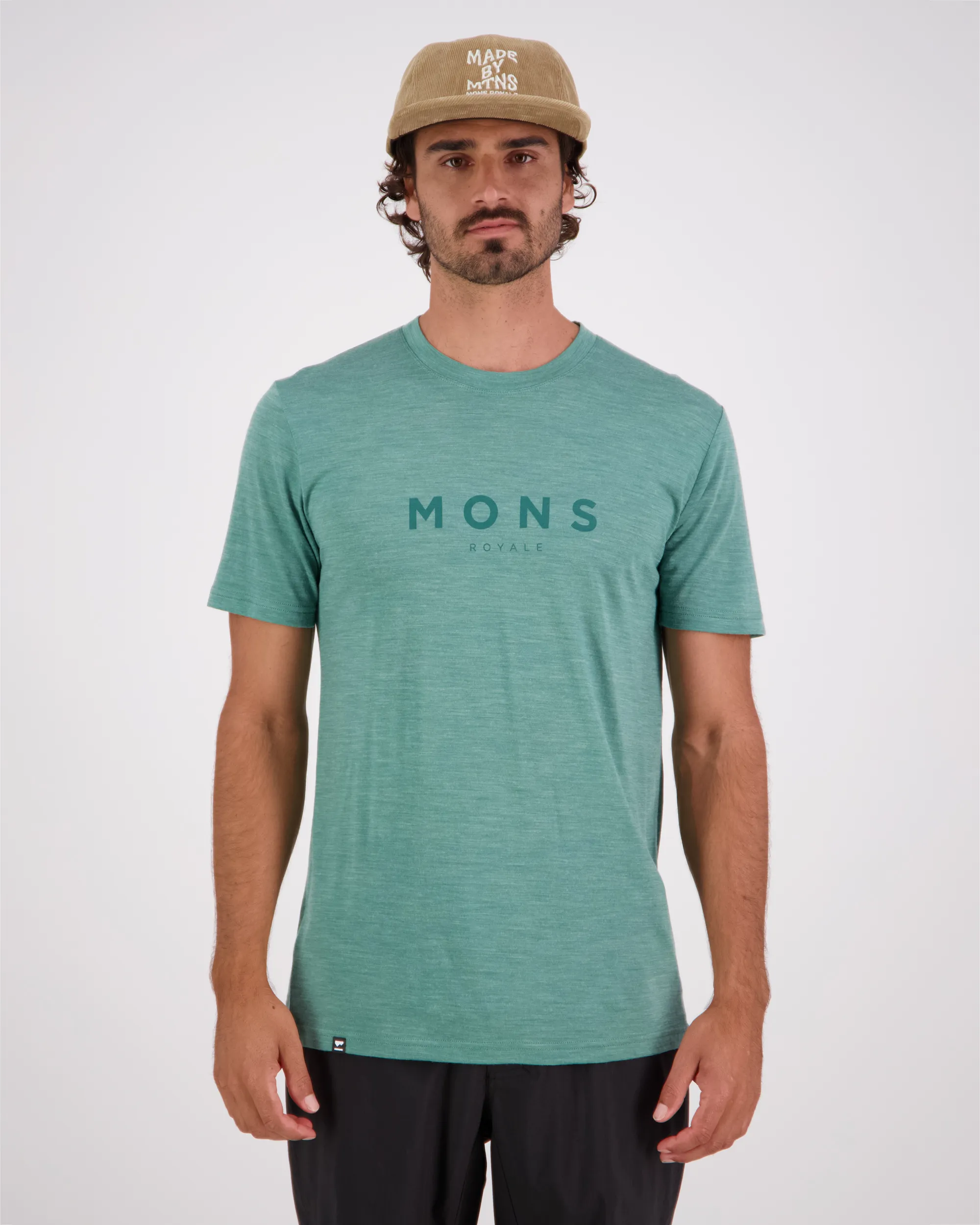 Mons Royale Men&#x27;s Zephyr Merino Cool T-Shirt Smokey Green | Buy Mons Royale Men&#x27;s Zephyr Merino Cool T-Shirt Smokey Green here | Outnorth