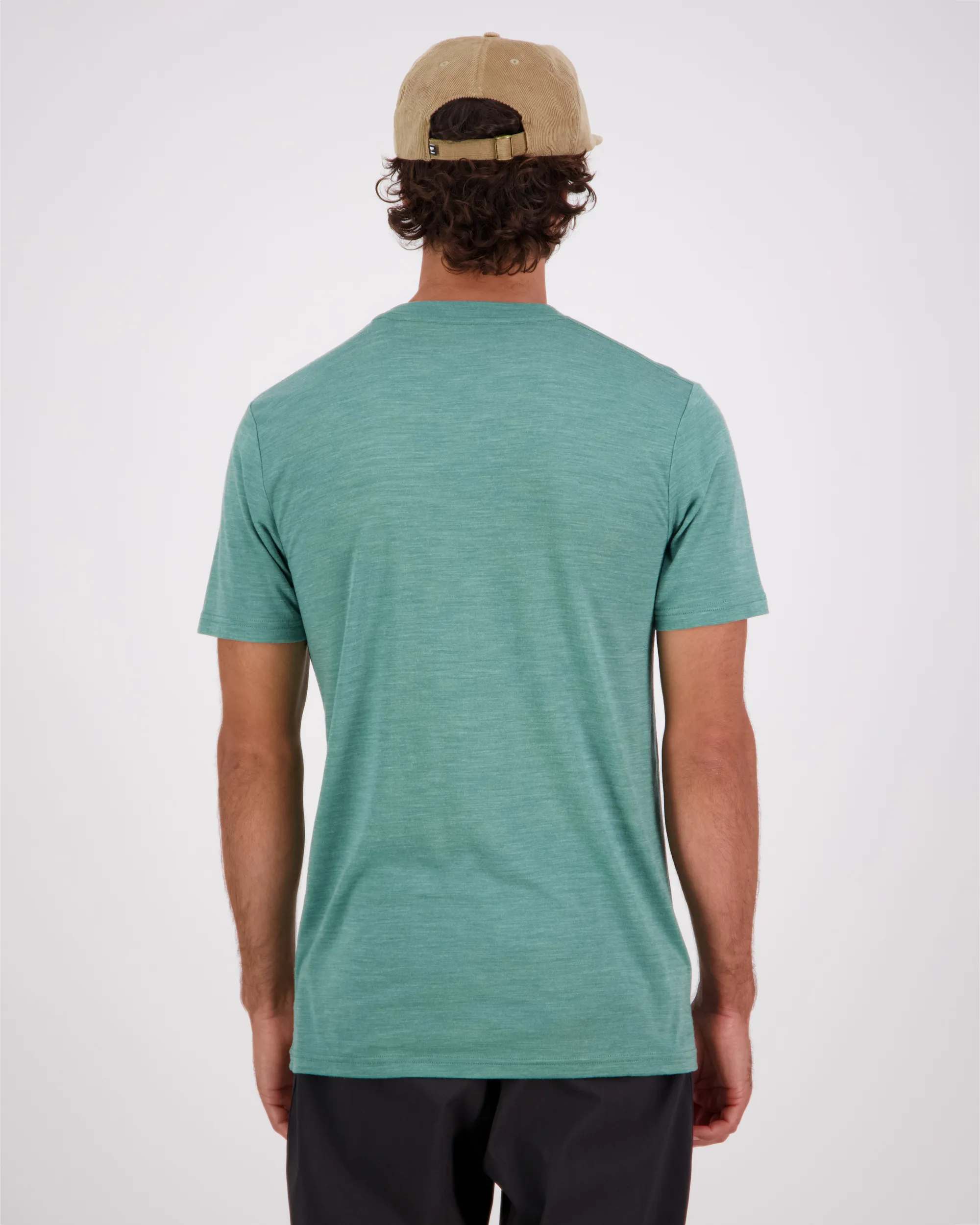 Mons Royale Men&#x27;s Zephyr Merino Cool T-Shirt Smokey Green | Buy Mons Royale Men&#x27;s Zephyr Merino Cool T-Shirt Smokey Green here | Outnorth